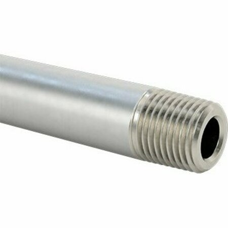 BSC PREFERRED Thick-Wall 316/316L Stainless Steel Pipe Threaded on Both Ends 1/8 Pipe Size 22 Long 68045K614